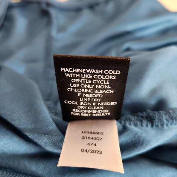 Torrid Bodysuit Womens Plus Size 3 Blue Lace Adjustable Straps Snap - Picture 9 of 13